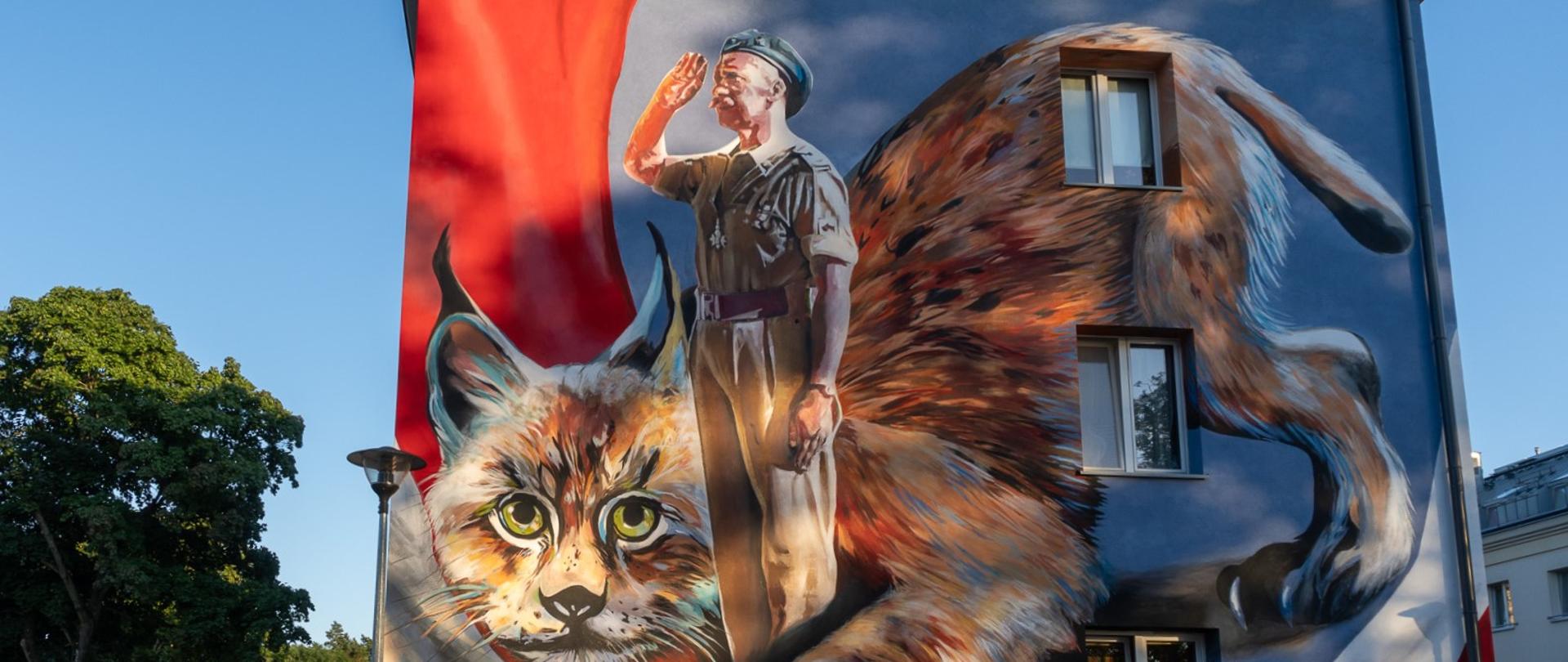 Odsłonięcie muralu gen. Nikodema Sulika w Białymstoku