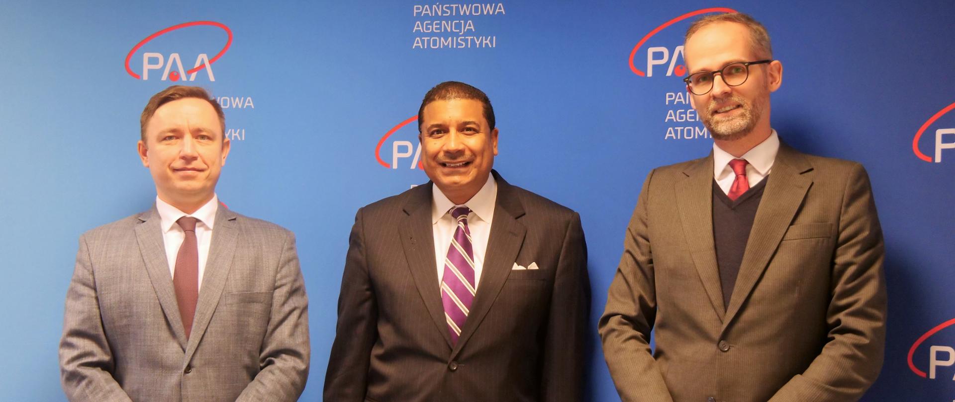 Spotkanie wiceministra klimatu i środowiska Adama Guibourgé-Czetwertyńskiego i kierownictwa Państwowej Agencji Atomistyki z Frankiem A. Rose, który pełni rolę Głównego Zastępcy Administratora amerykańskiej Narodowej Administracji Bezpieczeństwa Jądrowego