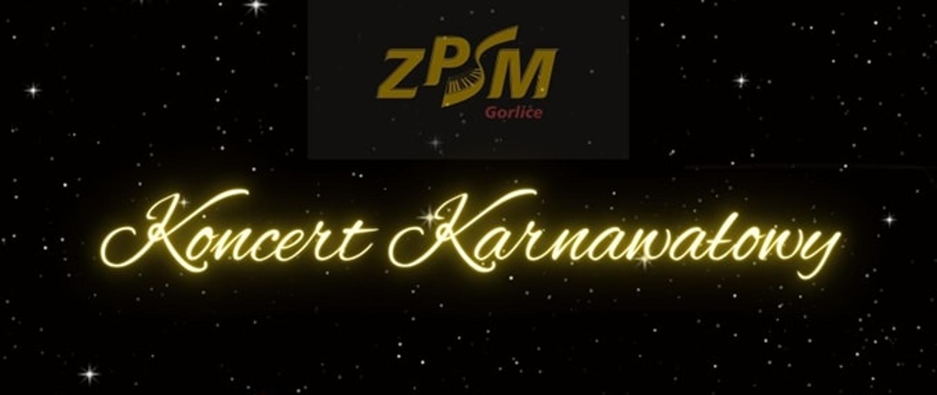 Koncert karnawałowy - maska karnawałowa, 2 II 2024, AULA ZPSM w Gorlicach. 