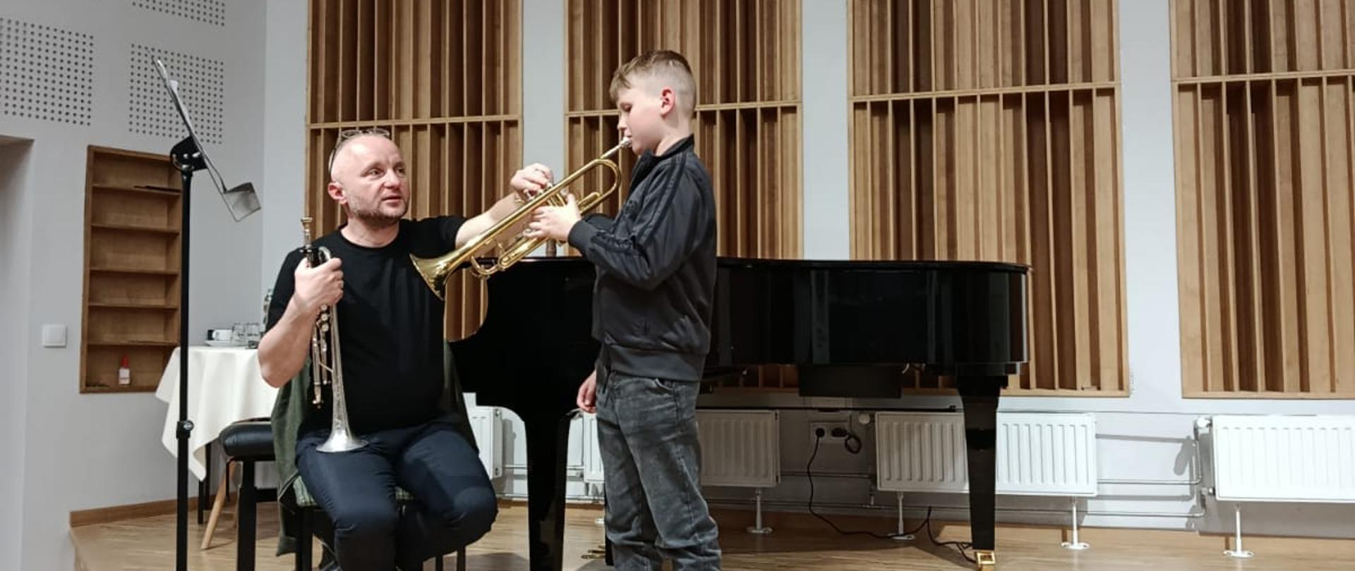 Warsztaty trąbkowe z p. K. Lisoniem - 13.05.2025 - PSM I st. w Raciborzu