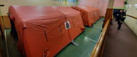 Namiot pneumatyczny dwa namioty