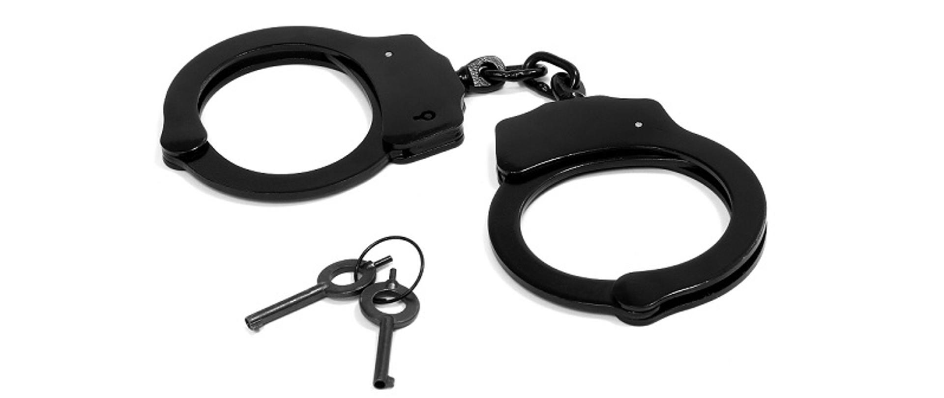  czarne kajdanki