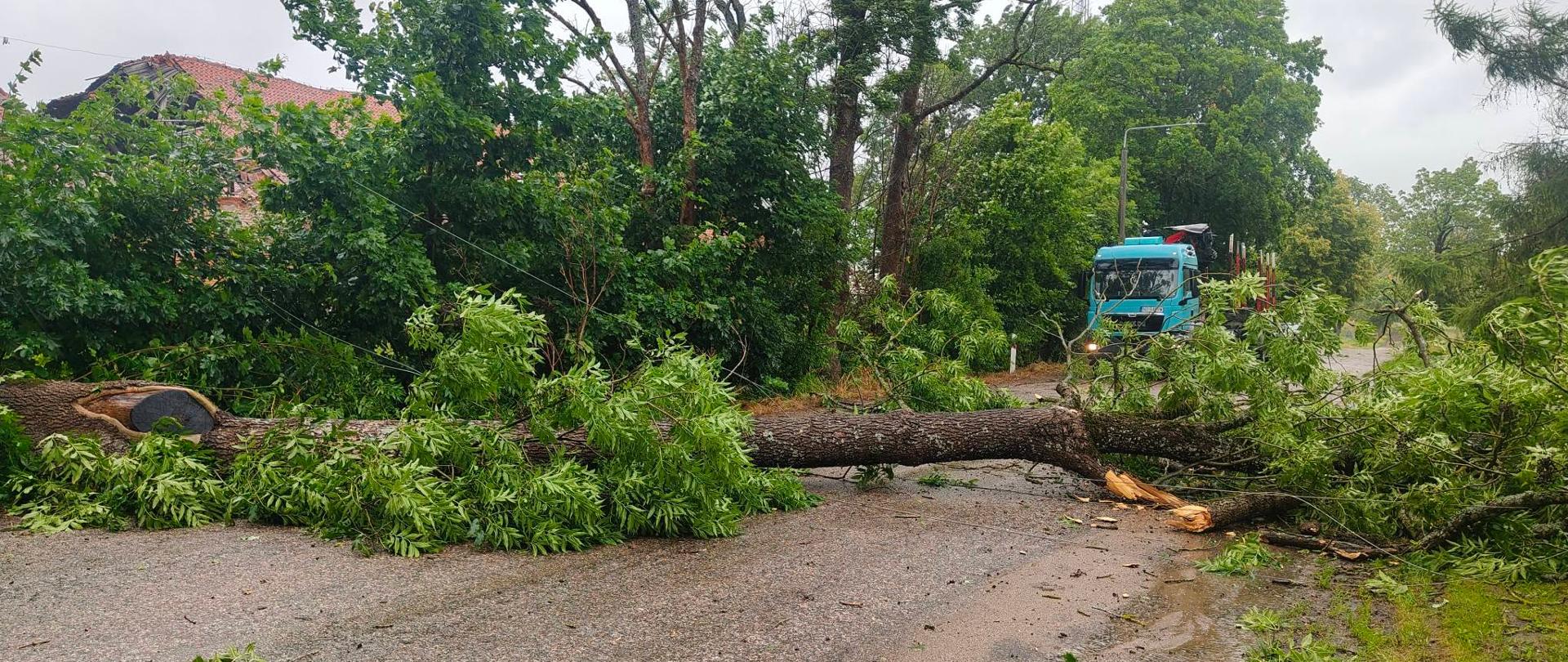 Pracowita środa strażaków w powiecie olsztyńskim