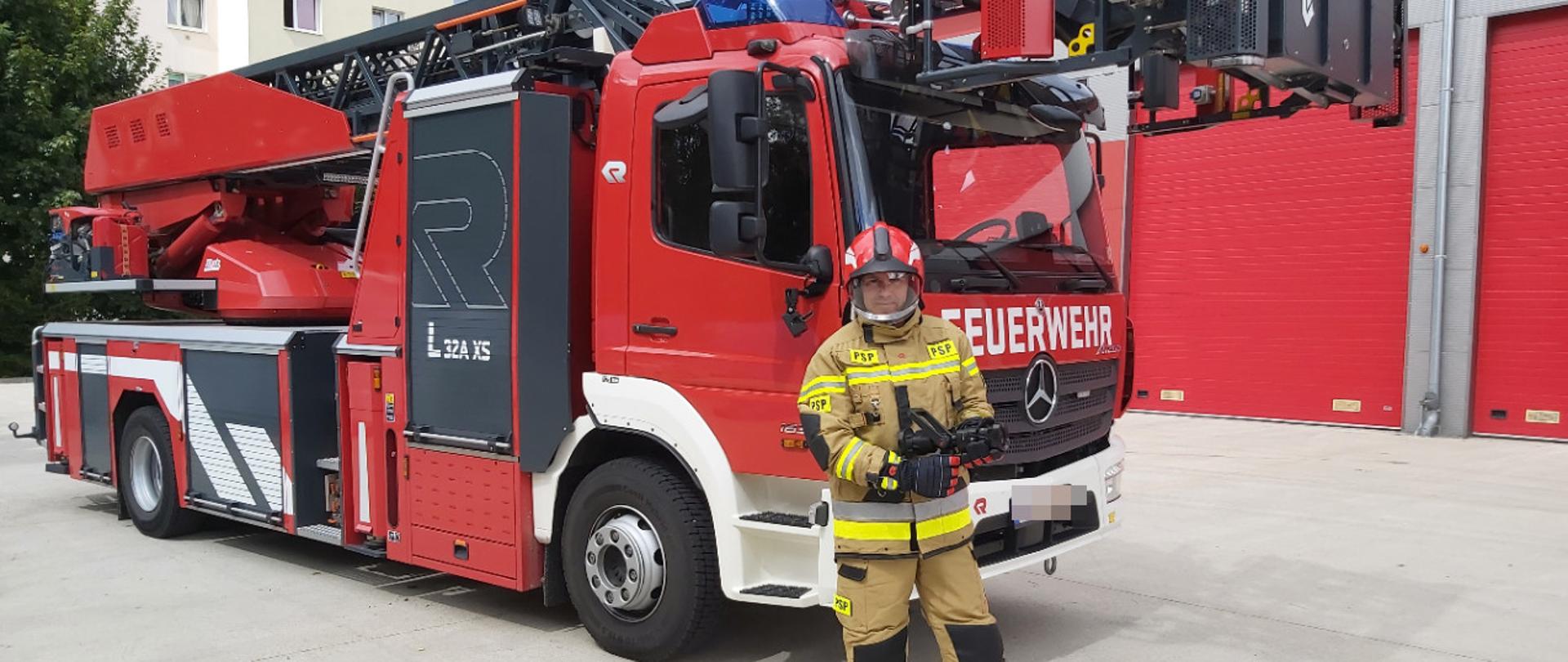 Prezentacji sprzętu ratowniczo-gaśniczego