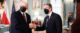 Minister Zbigniew Rau meets with US Secretary of State Antony Blinken