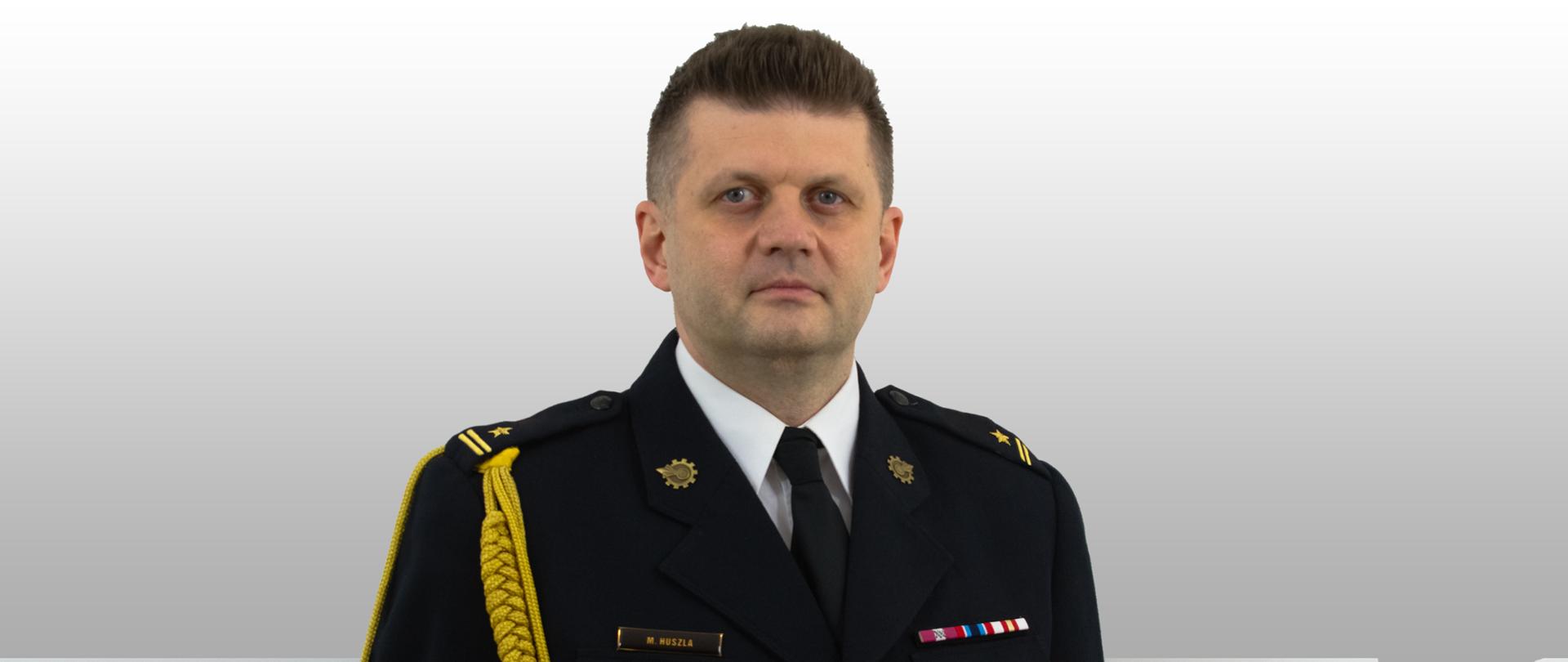 Z-ca komendanta PSP mł. bryg. Marek Huszla