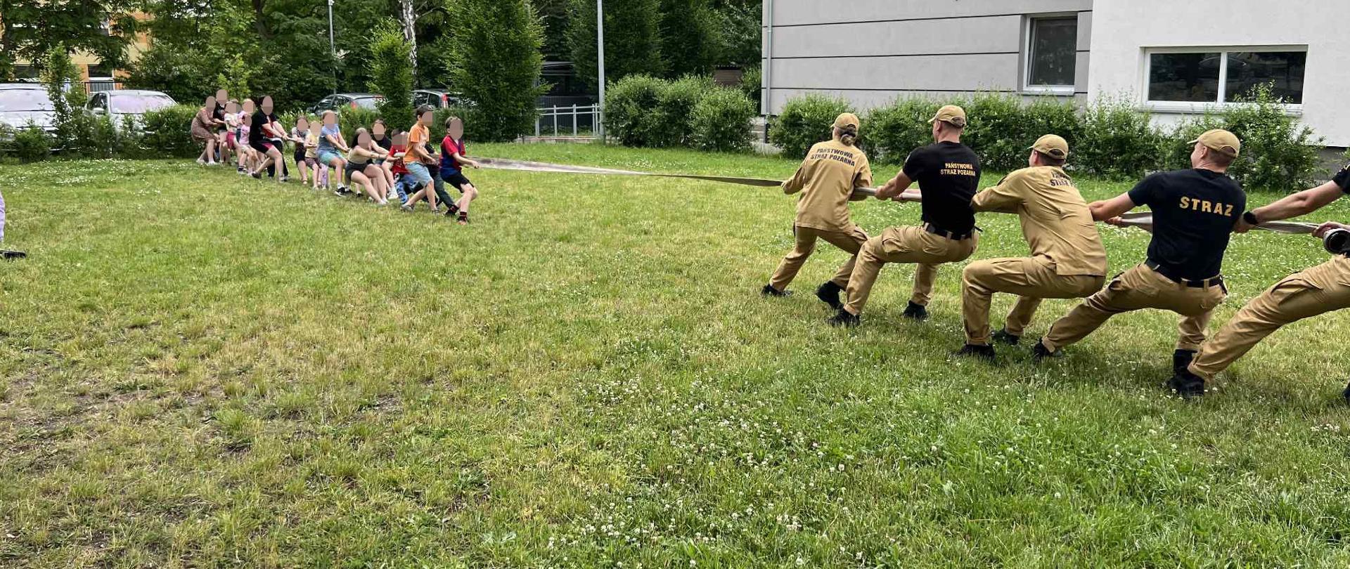 Zdrowa rywalizacja dzieci z kadetami SA PSP w Poznaniu