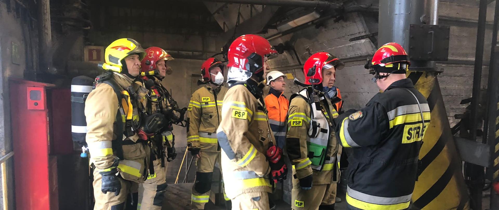 Interwencja strażaków na terenie Elektrociepłowni Czechnica
