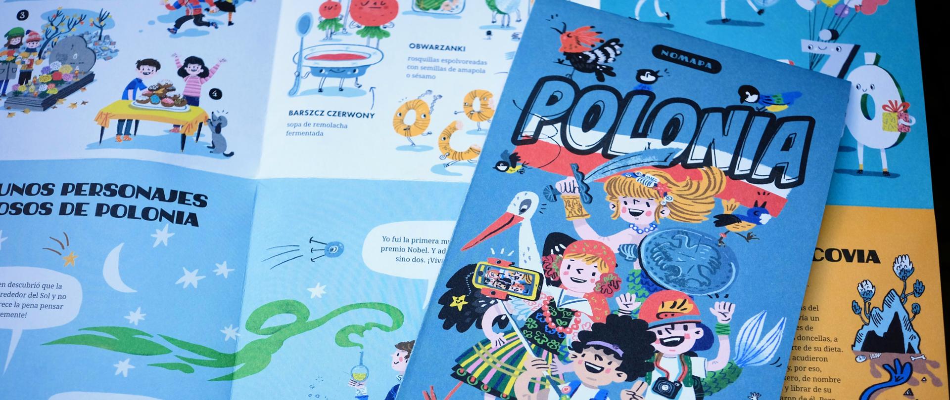 Kolorowa mapa Polski