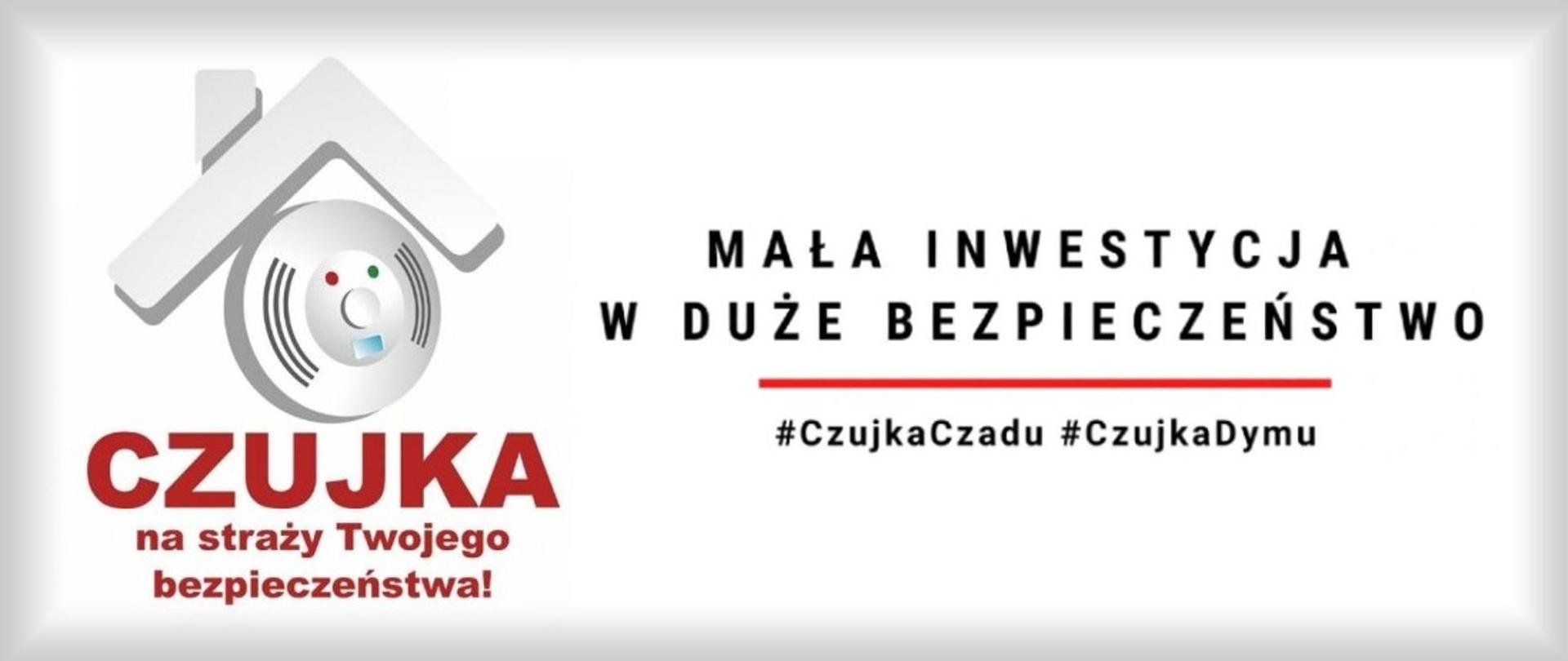 logo akcji Czujka na straży twojego bezpieczeństwa