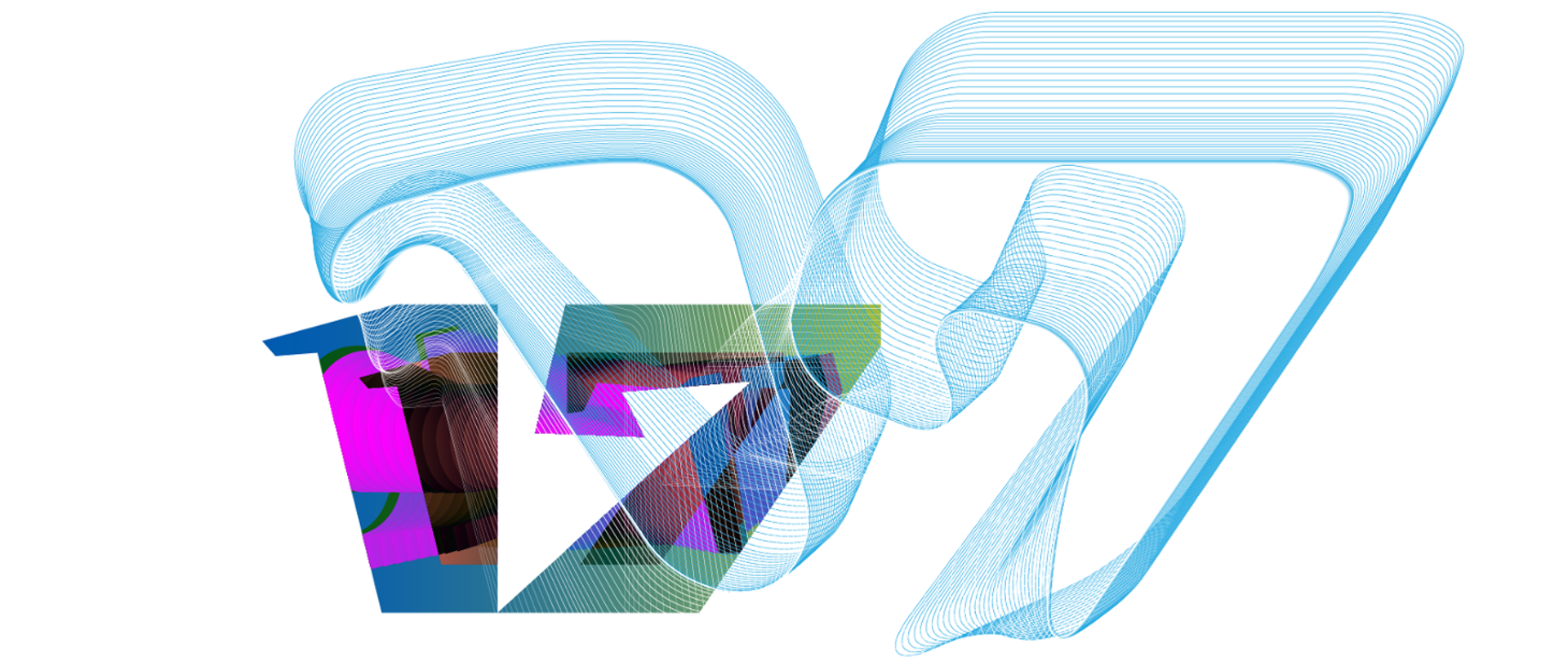 Stylizowane cyfry 1 i 7