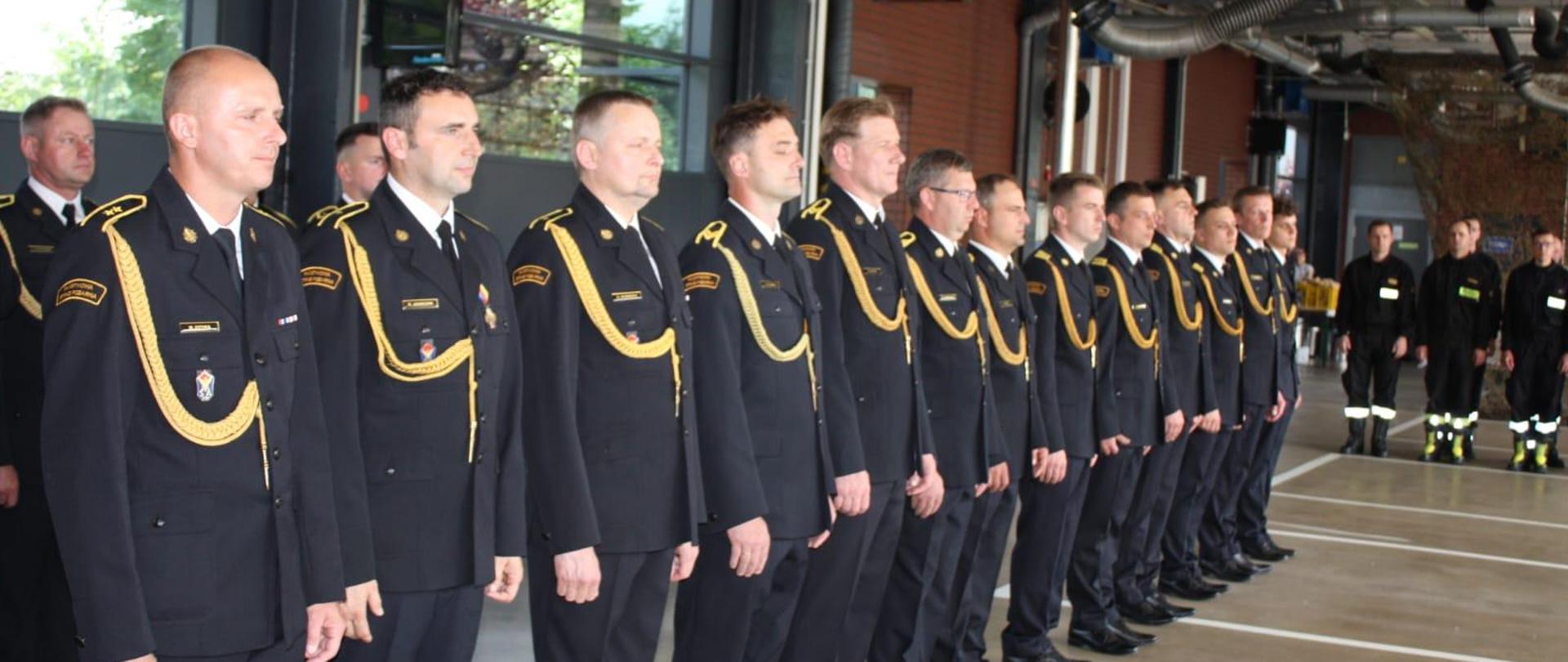 pododdział awansowanych strażaków KP PSP w Mikołowie