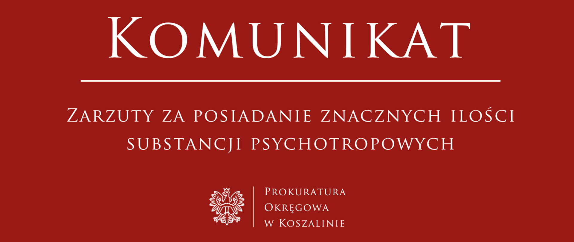 Zarzuty za posiadanie znacznych ilości substancji psychotropowych