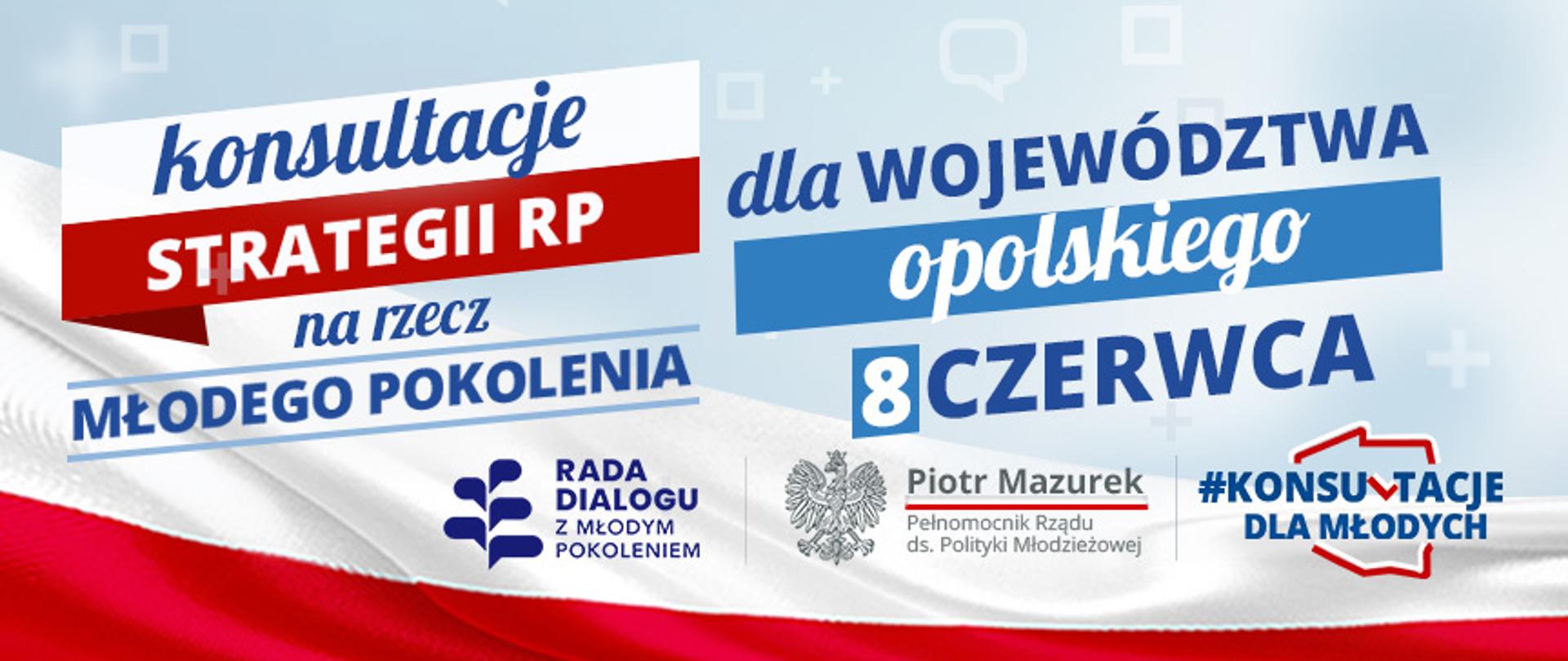 Zapisz się na konsultacje strategii dla młodych w woj. opolskiego - ogłosił Piotr Mazurek, Pełnomocnik Rządu ds Polityki Młodzieżowej