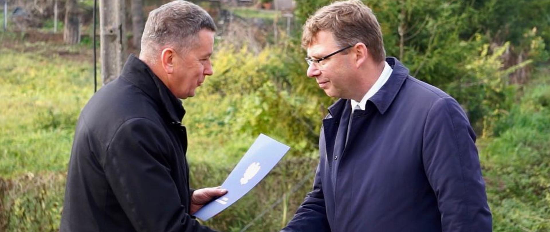 Oddanie do użytku inwestycji „Budowa sieci wodociągowej i kanalizacji sanitarnej z przyłączami oraz oczyszczalnią ścieków w miejscowości Wysoka, gmina Rychliki”