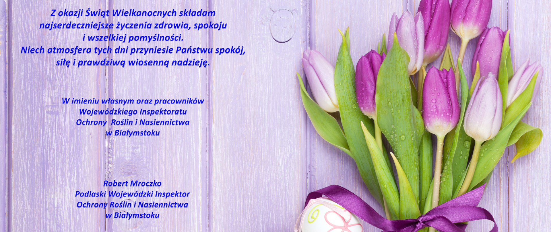 Życzenia z okazji Świąt Wielkanocy