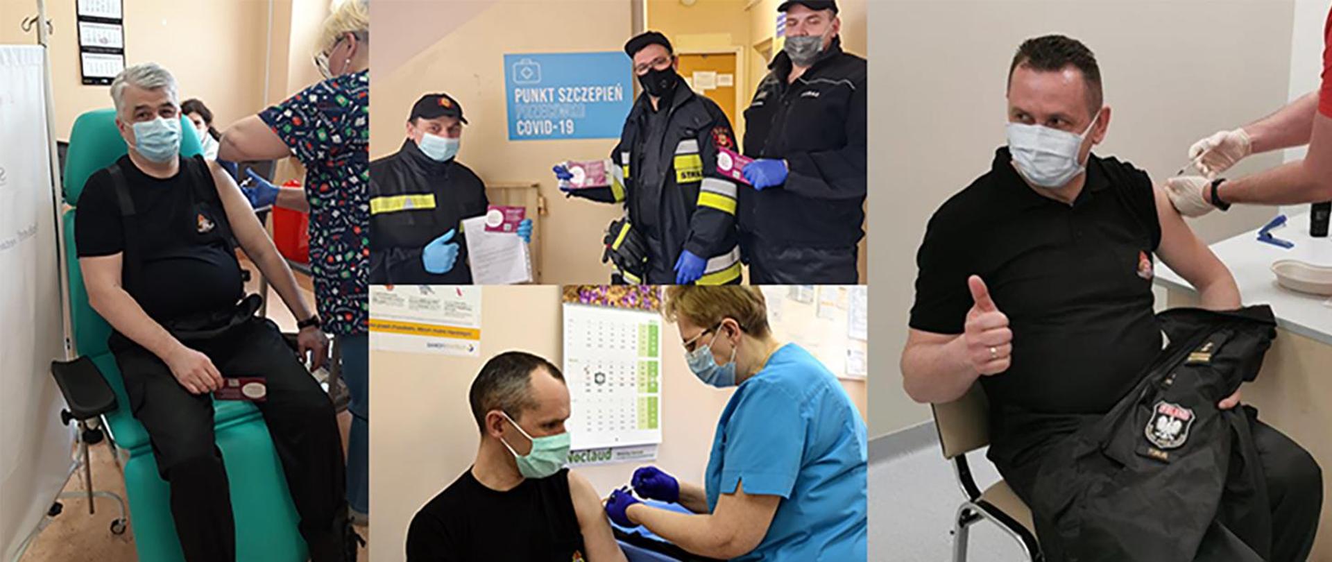 Szczepienia strażaków PSP i OSP przeciw COVID-19