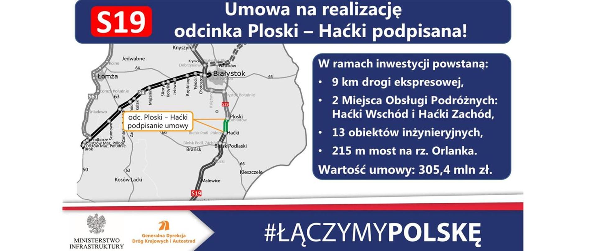 Czwarta umowa na podlaskim fragmencie S19 podpisana
