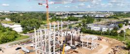 Przemysłowy plac budowy