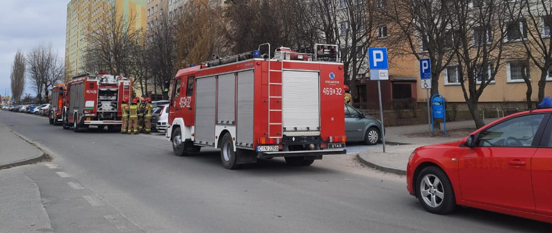Pożar w wieżowcu przy ulicy Kleeberga