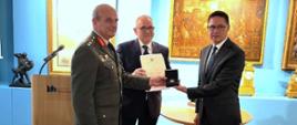 Presentation of Lord Byron Medal to Ambassador Artur Lompart