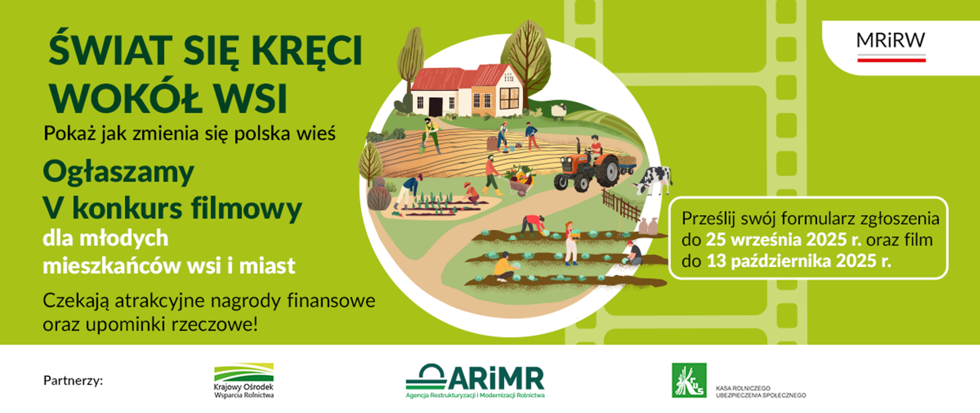 baner do konkursu obrazek prac polowych