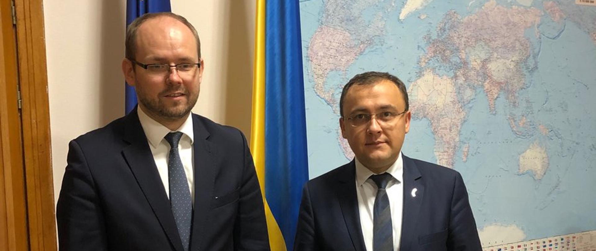 Wizyta wiceministra M. Przydacza na Ukrainie