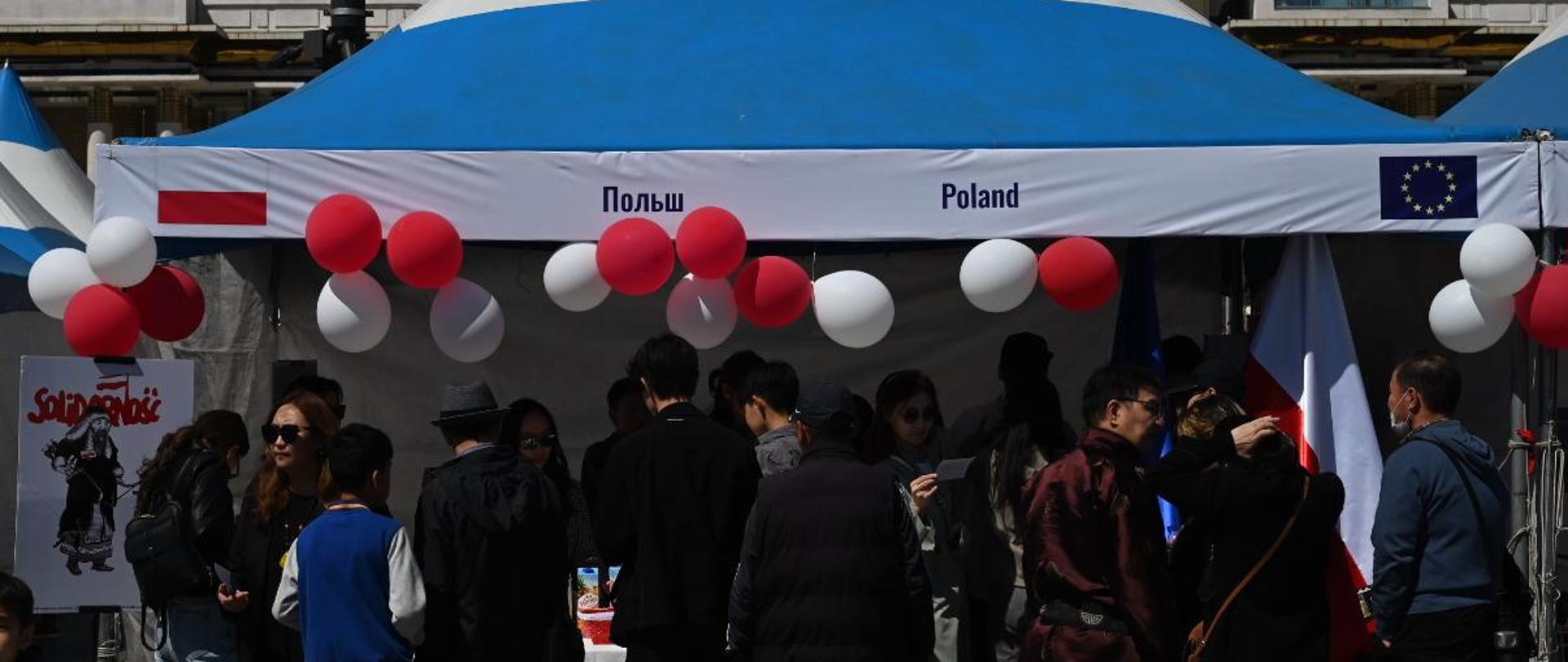 polskie stoisko Europe Day