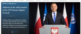 Prezydent w Radzie Praw Człowieka