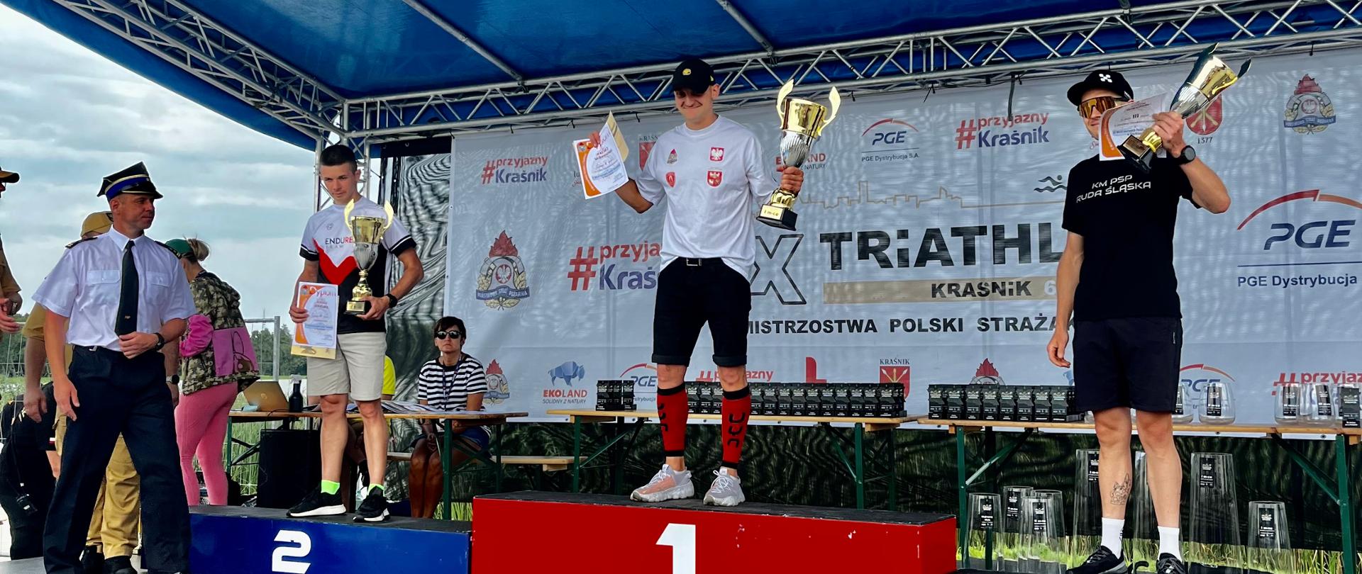 asp. Maciej Wiśniewski Mistrzem Polski Strażaków w Triathlonie