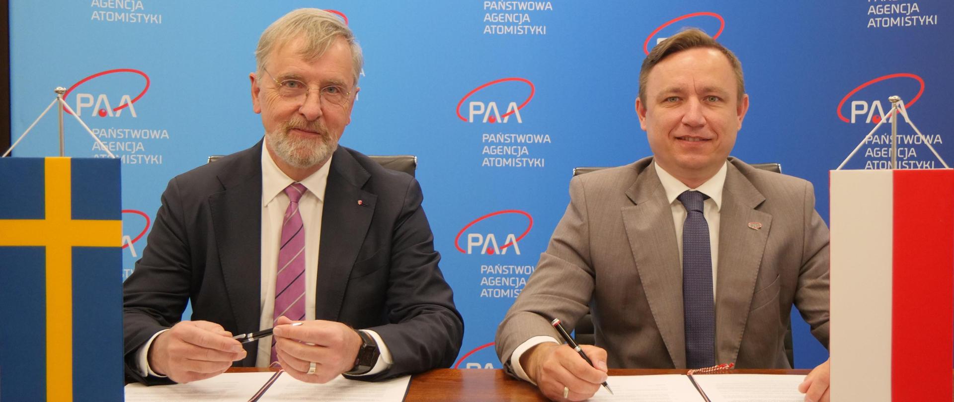 Podpisanie Porozumienia o Współpracy pomiędzy Państwową Agencją Atomistyki a Szwedzkim Urzędem ds. Bezpieczeństwa Radiologicznego