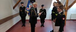 Ślubowanie nowo przyjętych strażaków