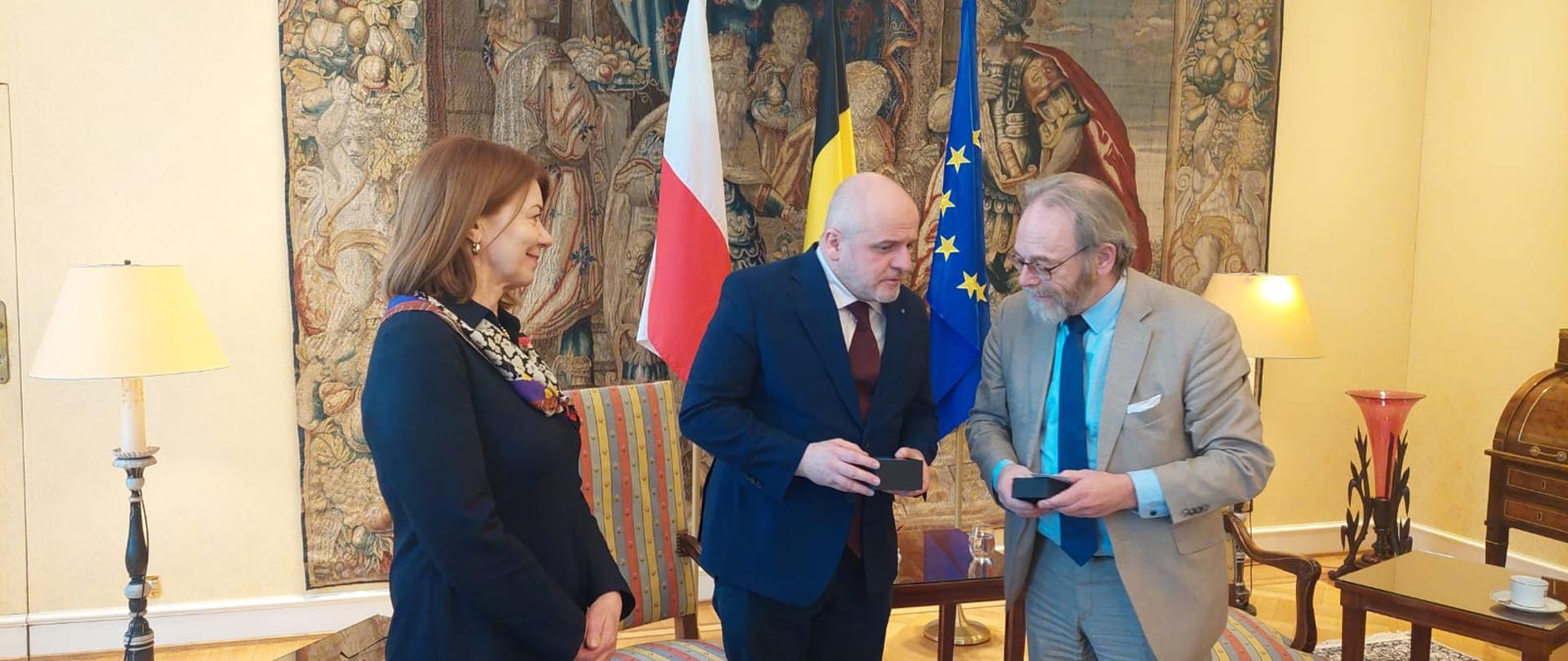 Spotkanie Pawła Kowala, Przewodniczącego Komisji Spraw Zagranicznych Sejmu RP oraz Rady ds. Współpracy z Ukrainą z Peterem de Rooverem, Przewodniczącym Izby Reprezentantów parlamentu federalnego Belgii