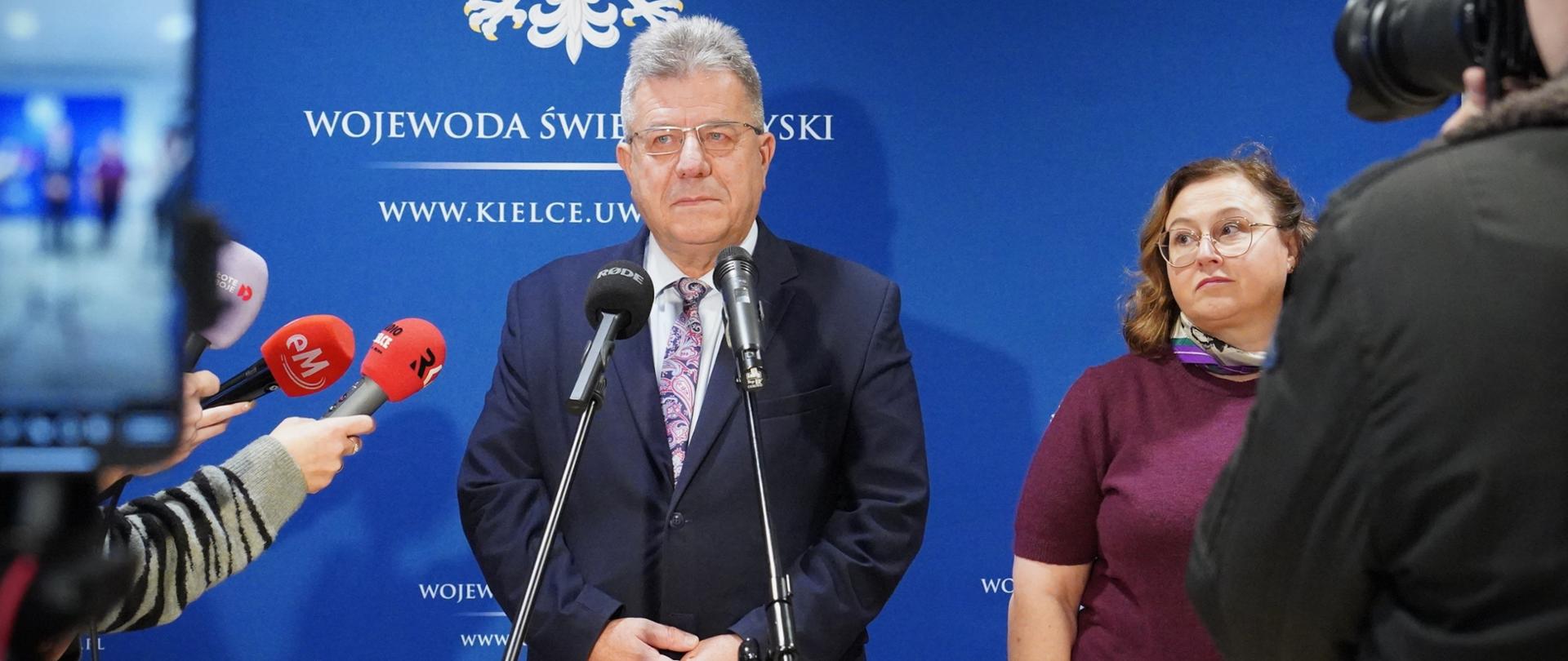 Briefing prasowy wojewody