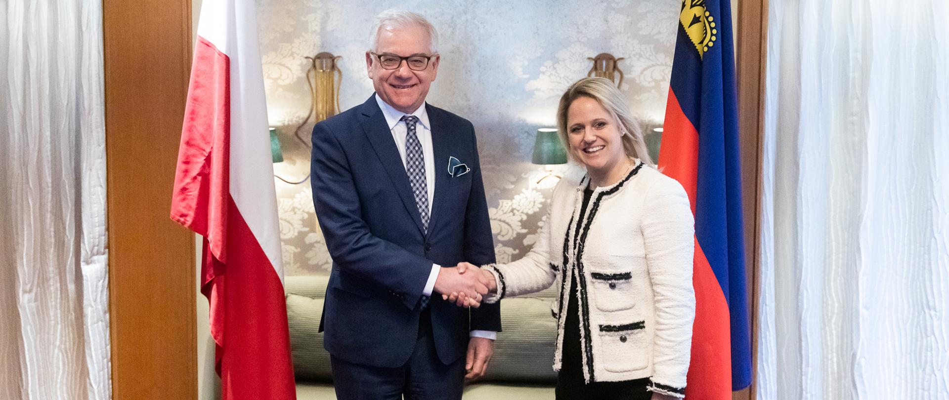 Minister Jacek Czaputowicz z wizytą w Księstwie Liechtensteinu
