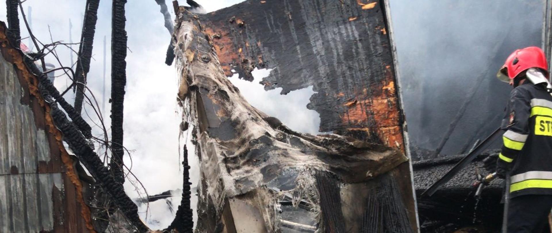 Interwencja strażaków przy ul. Legnickiej