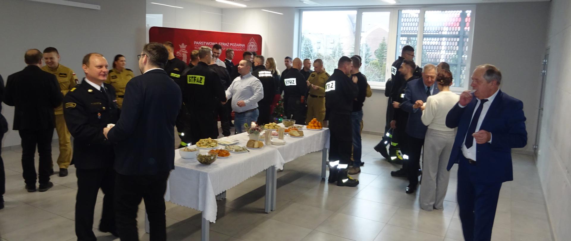 Spotkanie opłatkowe strażaków