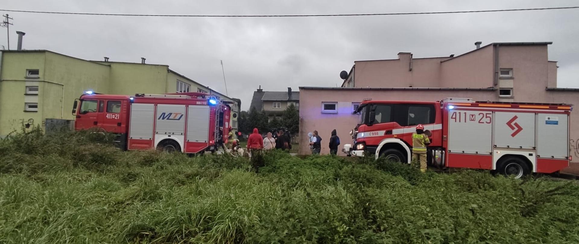 Pożar piwnicy przy ul. Wojska Polskiego