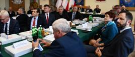 Na zdjęciu widoczni uczestnicy narady rocznej