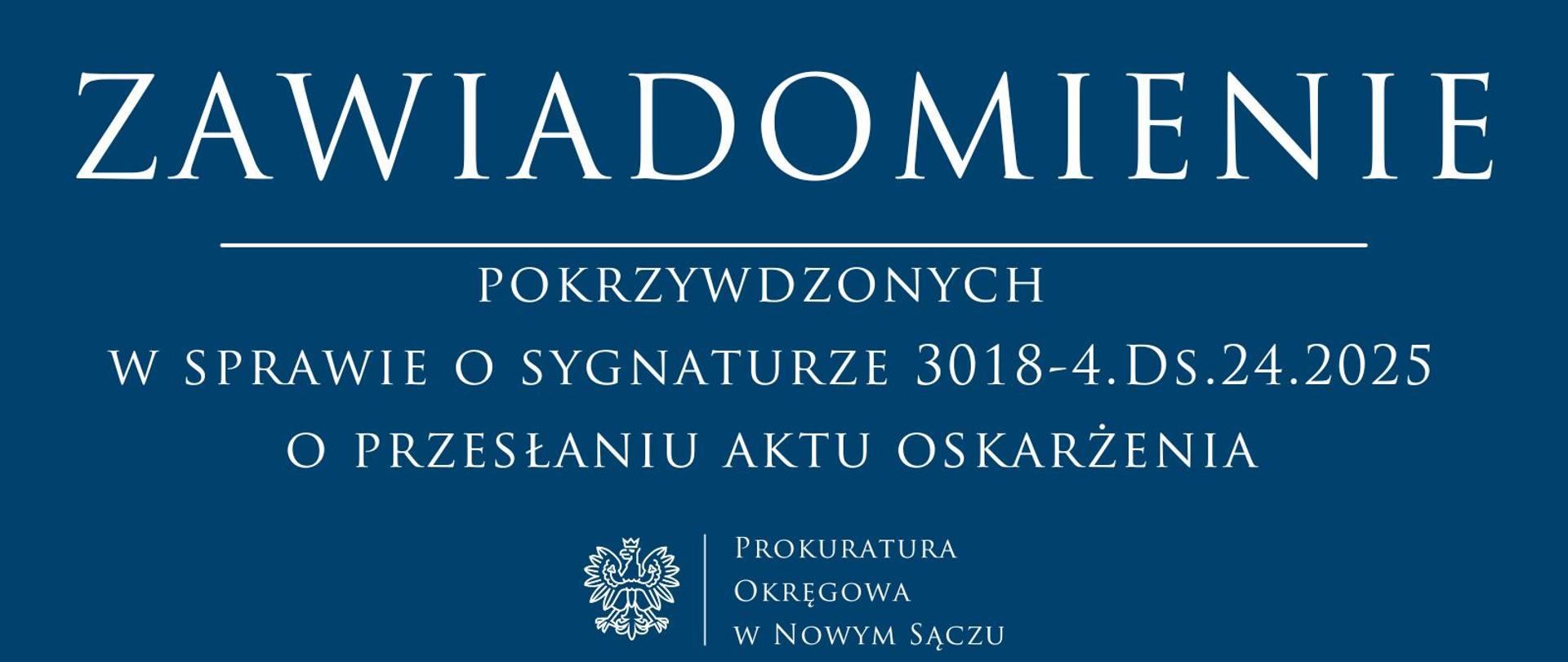 Przesłanie aktu oskarżenia