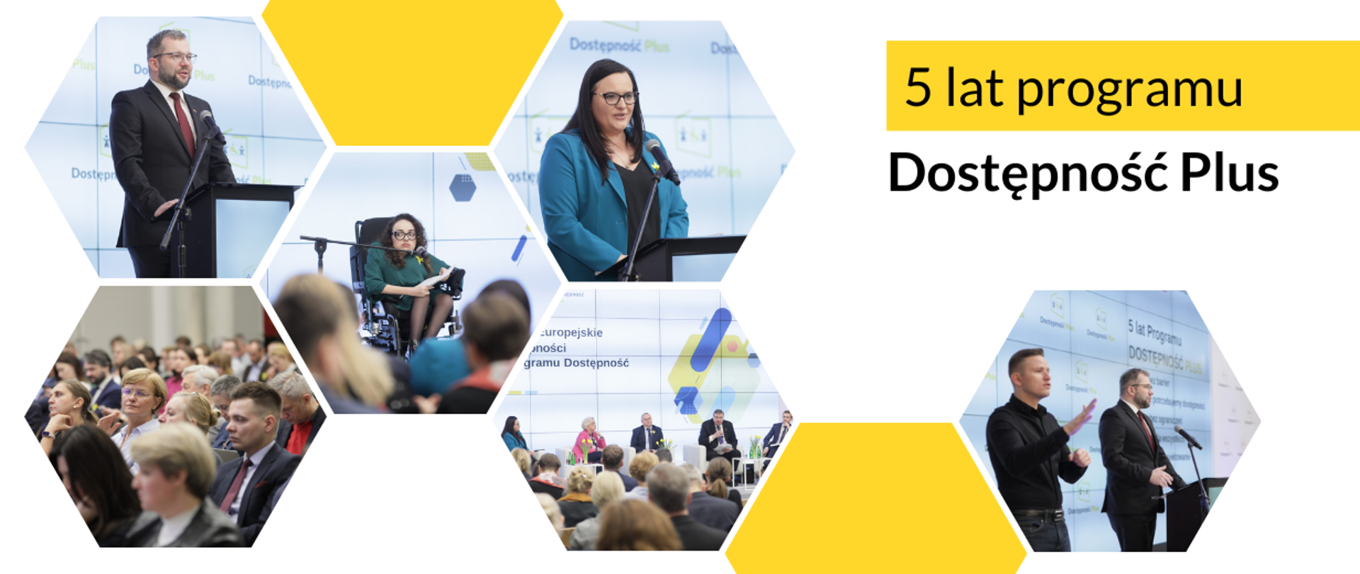 Kolaż sześciu zdjęć z konferencji