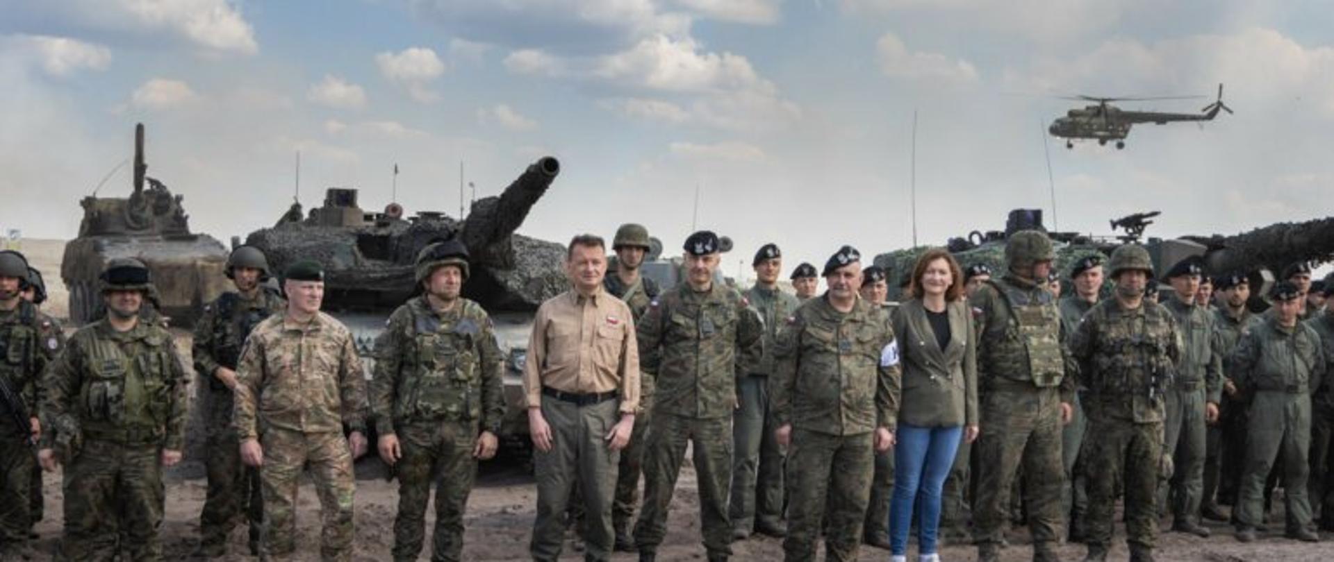 Szef MON obserwował działania Sił Zbrojnych RP w trakcie ćwiczenia Dragon-21