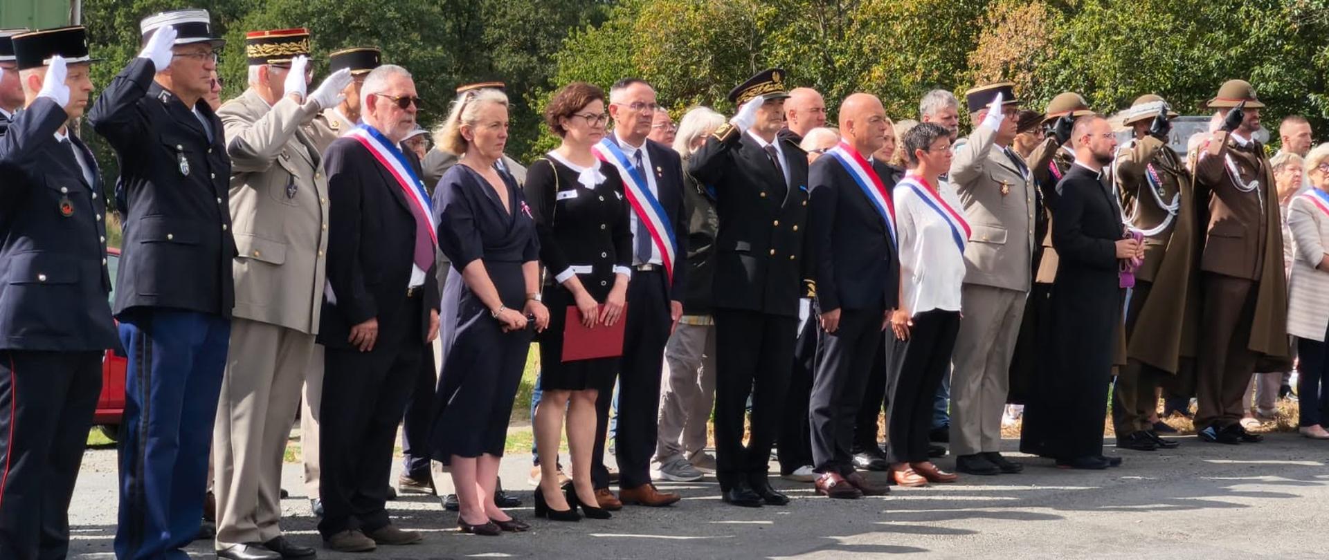 La Fontenelle - cérémonie en hommage aux soldats de la Brigade autonome des tireurs du Podhale