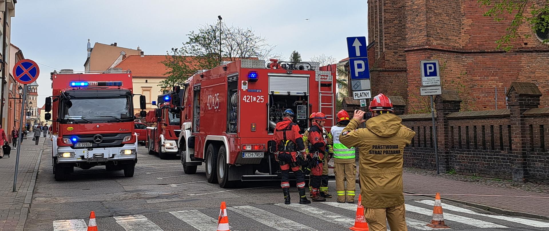 Ćwiczenia w kościele Farnym w Chełmnie