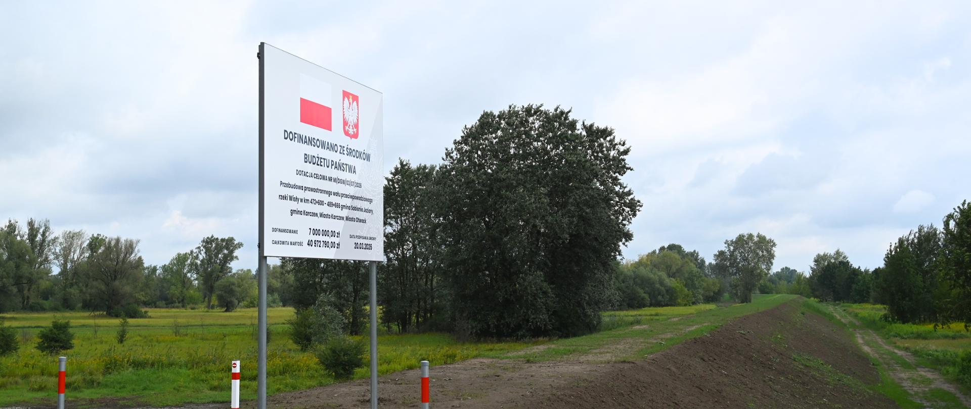 Modernizacja całego prawego obwałowania rz. Wisły na odc. 472+600 – 489+666