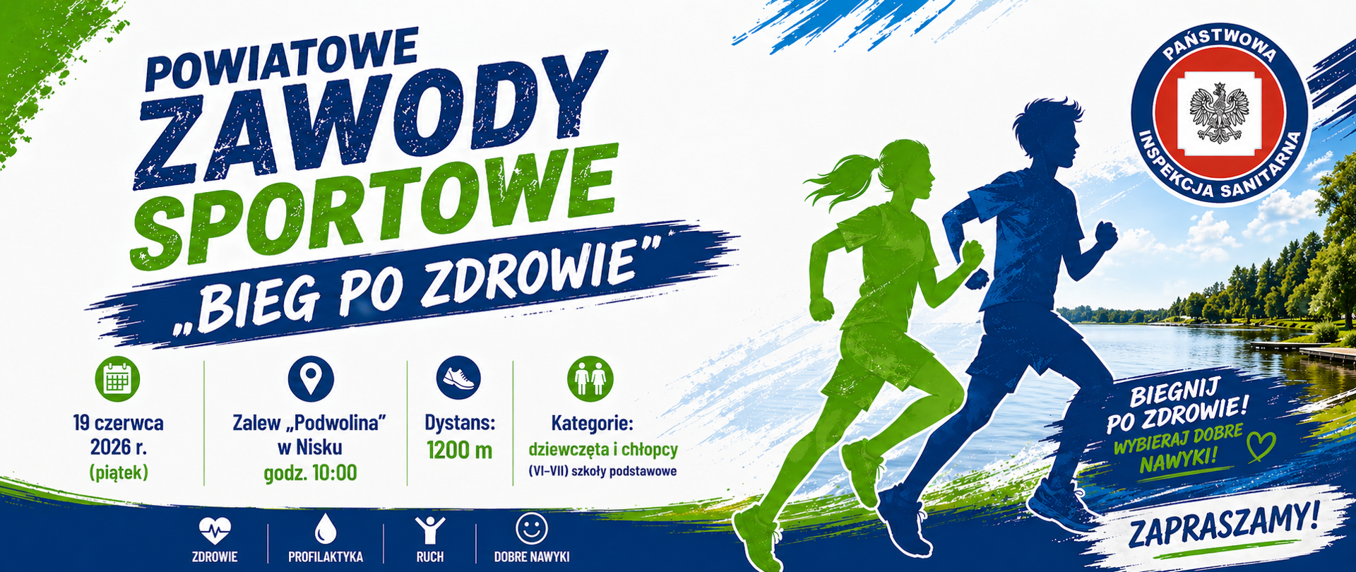 Powiatowe Zawody Sportowe "Bieg po Zdrowie"