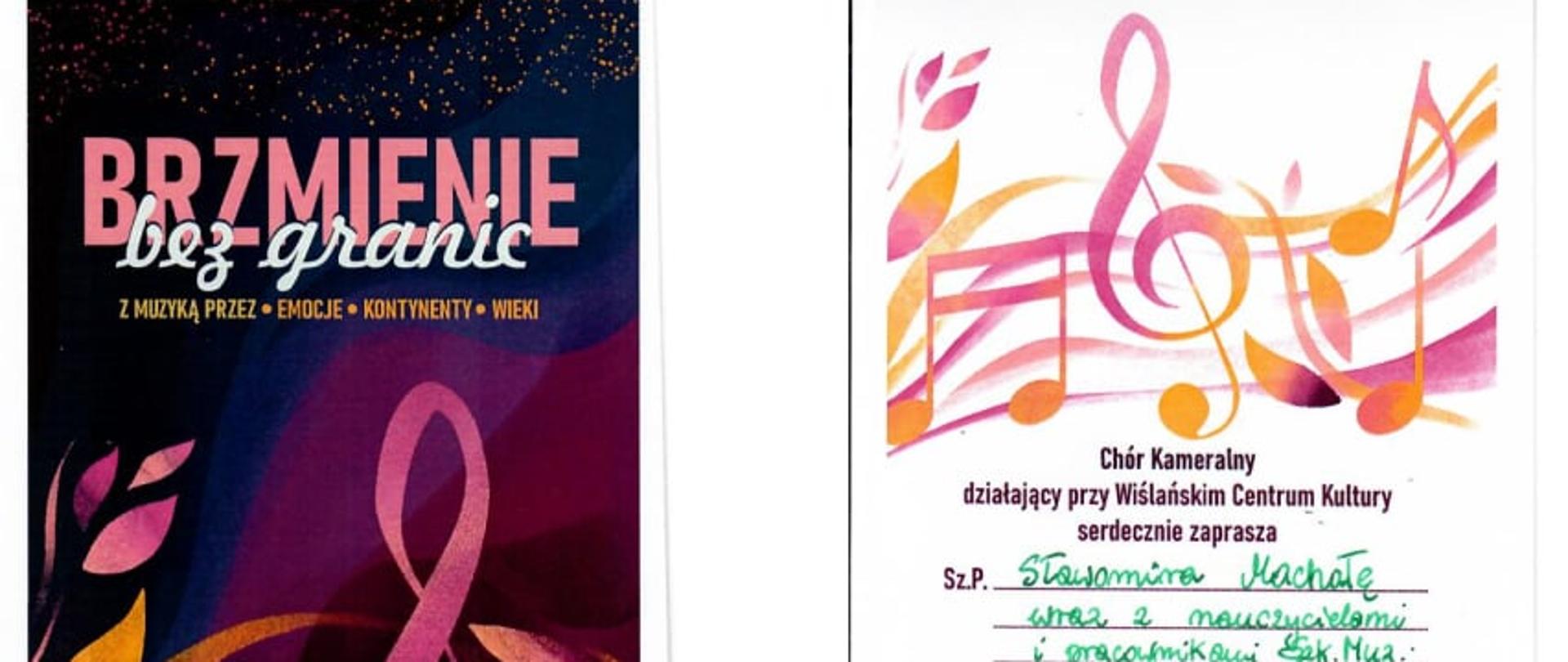 Zaproszenie na koncert w Wiśle