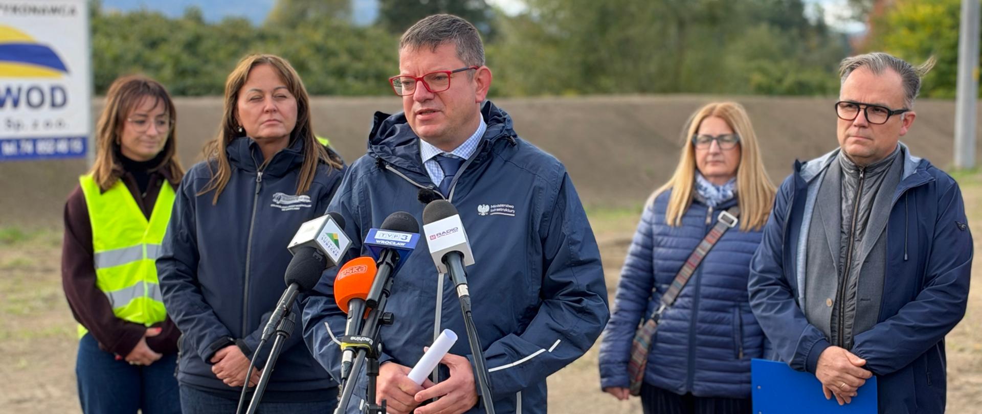 Wiceminister infrastruktury Przemysław Koperski