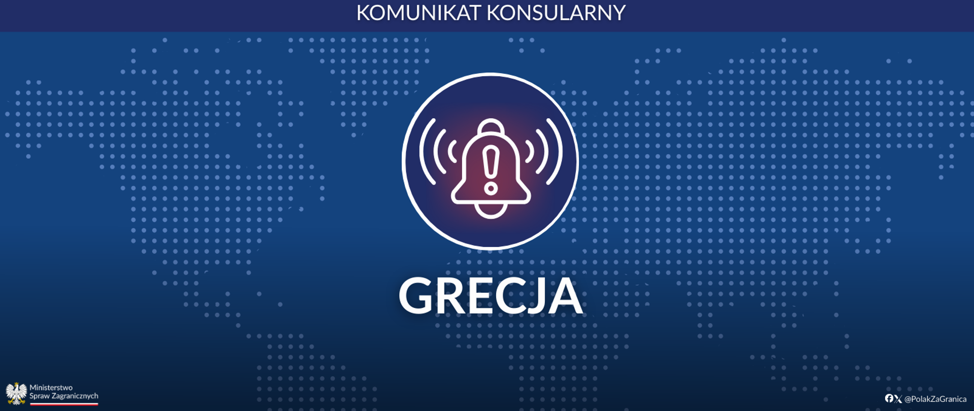 Komunikat konsularny - Grecja