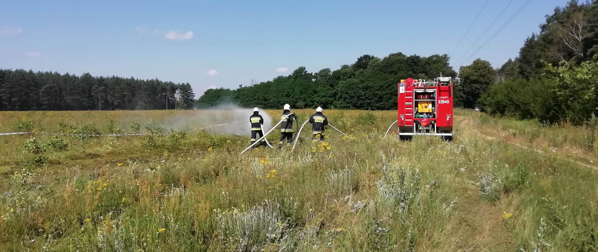 Warsztaty z gaszenia pożarów upraw rolnych